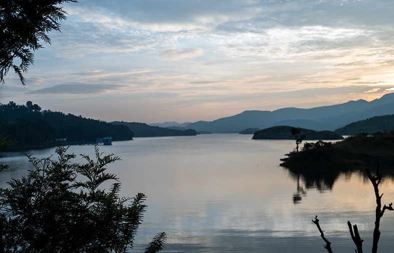 Banasura Hills landscape view at Terrace Resorts Wayanad