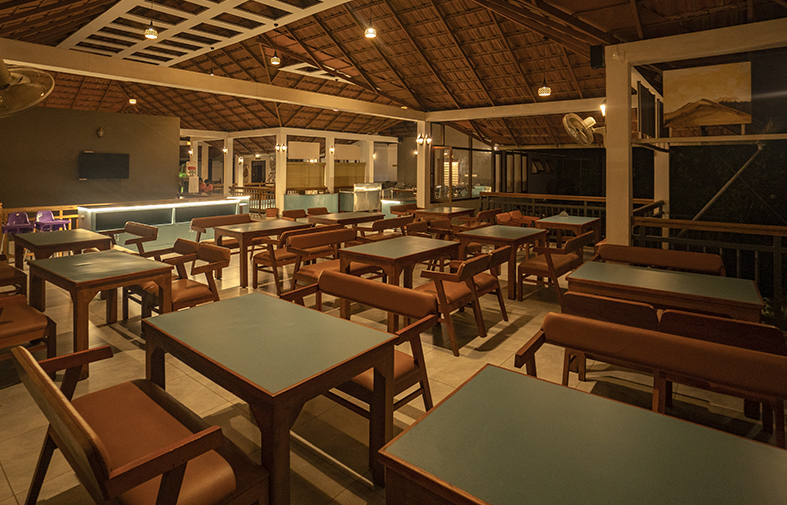 Lakeside restaurant at Terrace Resorts Wayanad
