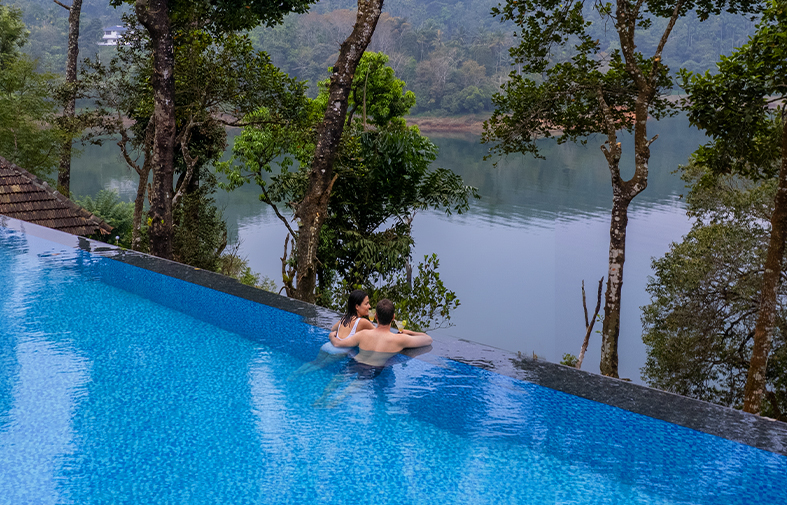 Terrace Resorts swimming pool surrounded by nature
